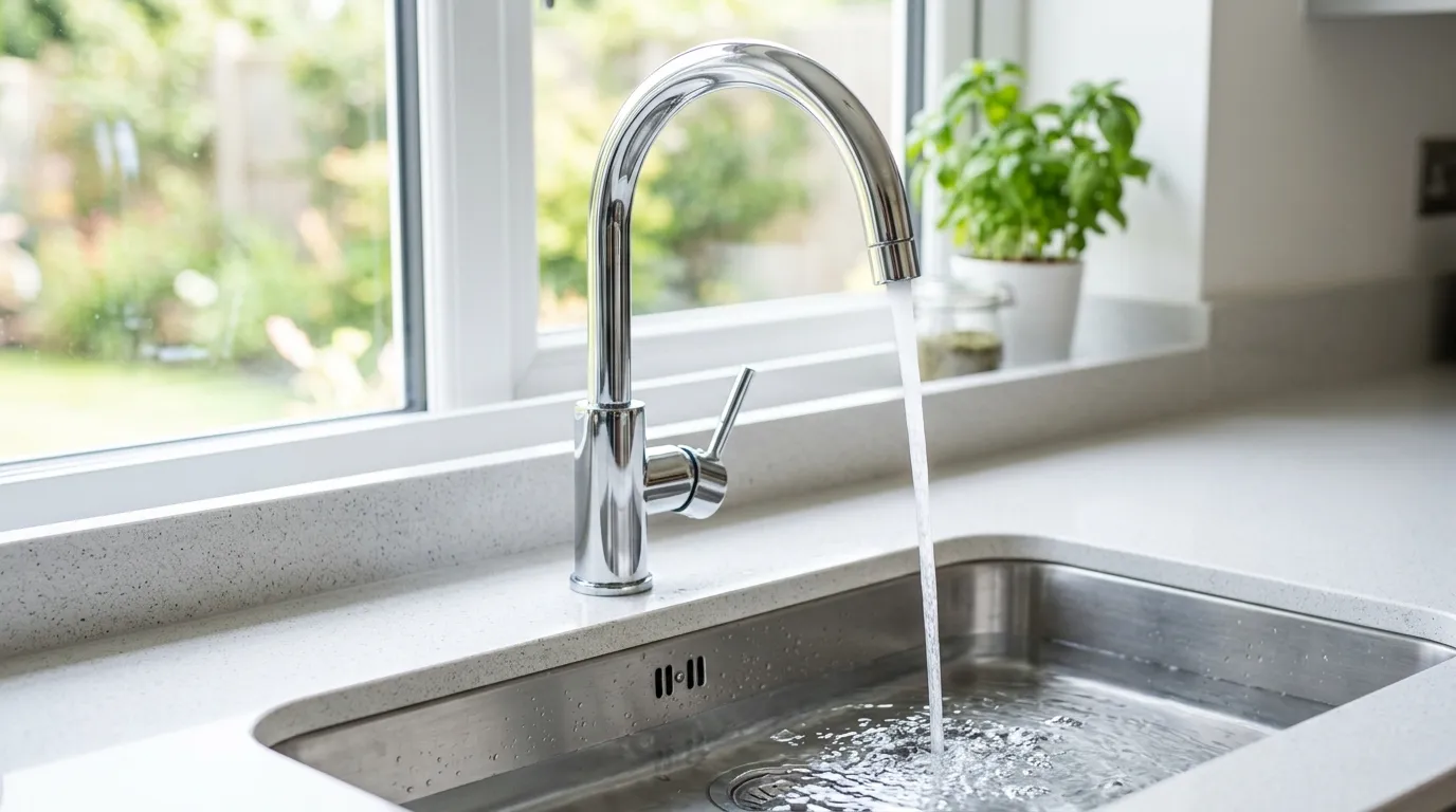 Local Plumbing Master Pros same day plumber fixing a faucet in Vineyard, UT